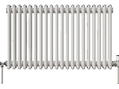 traditional style radiator 100cm Low-poly 3D model
