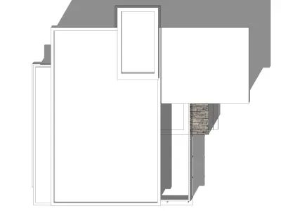 Villa A Sketchup 3D model