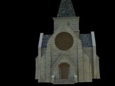 Medieval Church 3D model