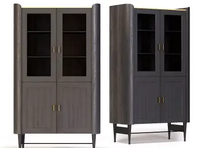 Display Cabinet Milano 140x80 3D model