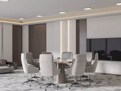 Saudi Royal Office Interior 3D model