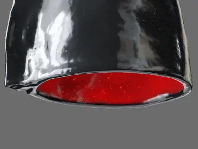 Tayga Design Crusta Pendant Lamp 3D model