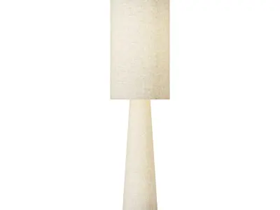 Heaven Floor Lamp Beige 3D model