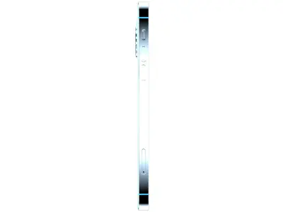 Apple iPhone 13 Pro Max Sierra Blue Low-poly 3D model