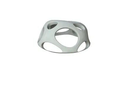 SciFi Cube Object No 53436 Low Poly Shape Low-poly 3D model
