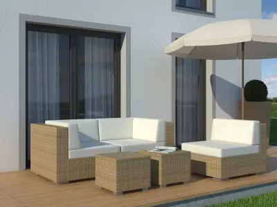 Family House 9 3D model purchase