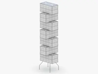 1453 - Floor Lamp Low-poly 3D model