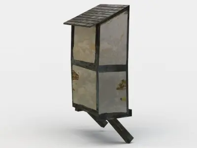 House oriel Low-poly 3D model