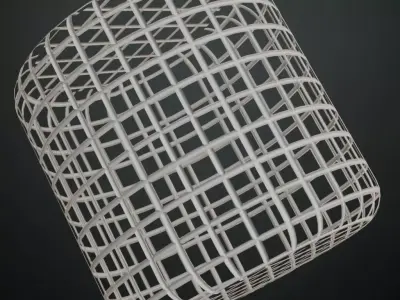 Wireframe PBR Seamless Texture