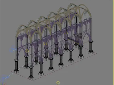 Structure cathedral 3D model