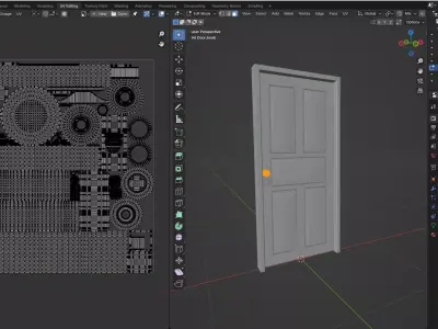 Door Design CG3A 3D model