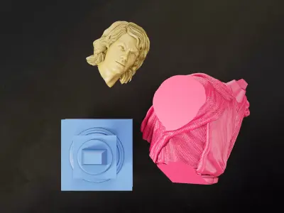 Anakin Bust I Star Wars 3D print model