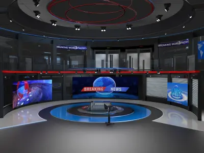 Virtual Studio Set 680 3D model