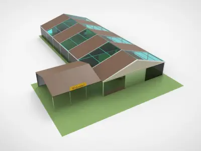  large tent event 3D model