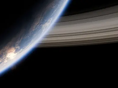 Photorealistic Procedural Planet Blender 4Plus 3D model