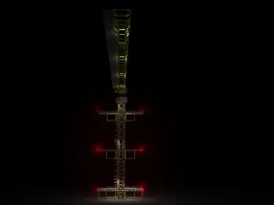 Crane light Free 3D model