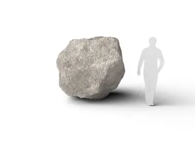 Rock M07A Low-poly 3D model