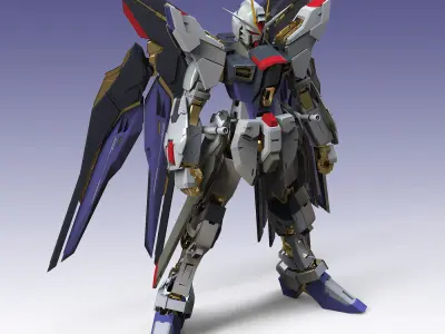 STRIKE FREEDOM GUNDAM 3D model