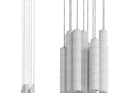 JANIS SUSPENSION LAMP by Laskasas 3D model