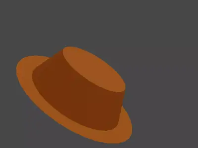 Classical Cowboy Hat  3D model