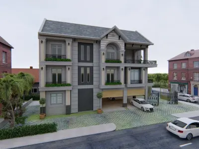 old house-Old Abandoned House 3D model