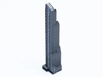 One 57 Low-poly 3D model