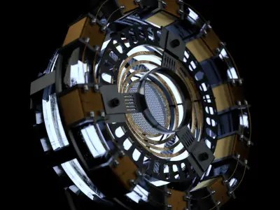 3D Arc Reactor MK1 model 3D model