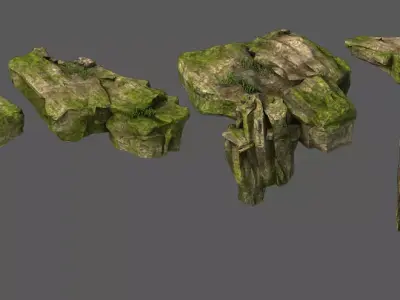 Explore the mountains - Rock 026 3D model