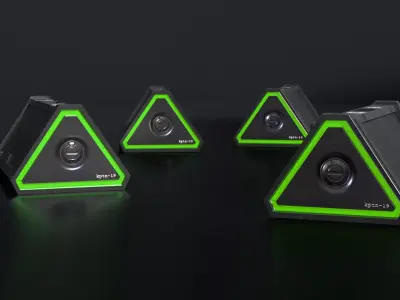 Sci Fi Box v6 Low-poly 3D model