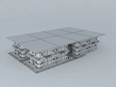 Interior ZAlFA Free 3D model