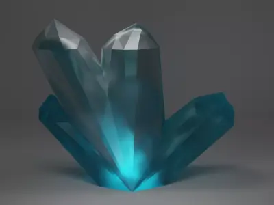 Crystal Free 3D model