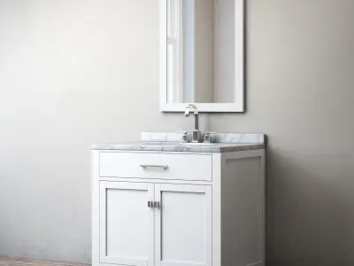 RH HUTTON SINGLE VANITY 3D model