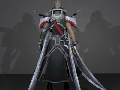 cyberpunk space 3D model