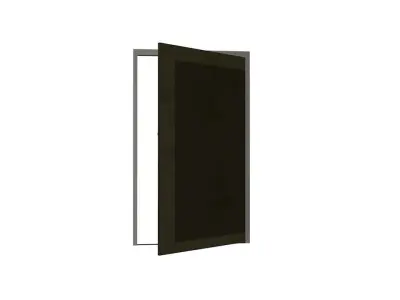 Steel Door Model 3D model