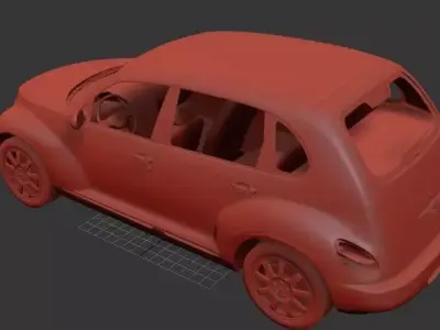 Chrysler PT Cruiser hatchback 2010 3D print model