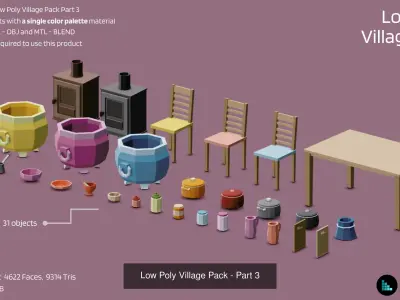 Low Poly Village Asset Pack