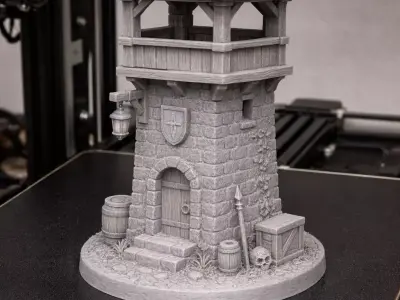 WatchTower Miniature 3D print model