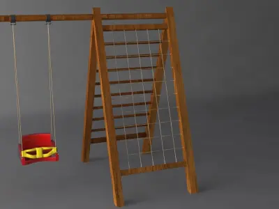 Swing Set 3D model