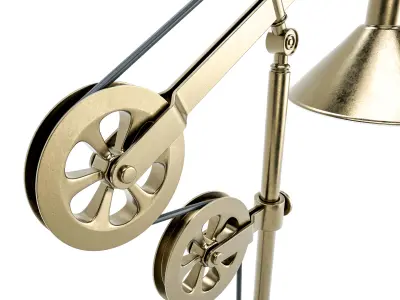 Industrial Desk lamp 3D model by alswart