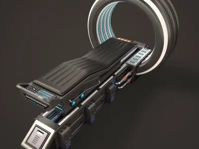 Sci Fi MRI Stylized 3D model