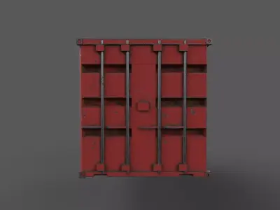 Shipping      Container  Low-poly 3D model