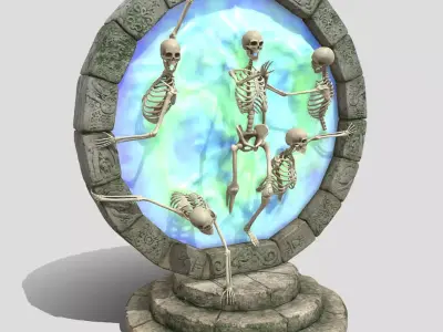 Death portal 3D model