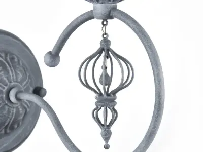 Wall Lamp Elegant Monsoon ARM154-01-S Maytoni Classic Free 3D model