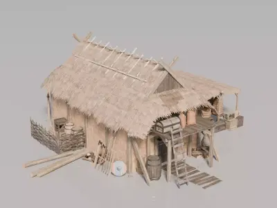 Nordic house 10 3D model