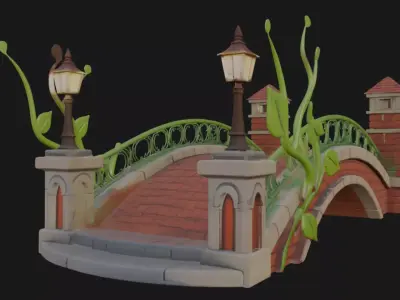 Bridge 3d Model 3D model