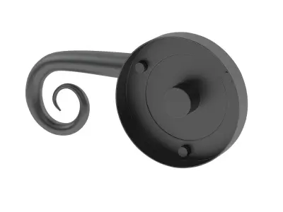 Circle Stonebridge Curl Door Handle 3D model