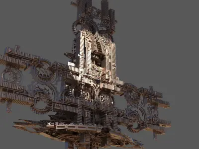 Knome Pinnacle tower 2  3D model