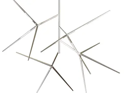 Lampatron Flask chandelier 3D model