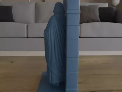 Christ Knocking at the Door 3D Sculpture STL 3D print model