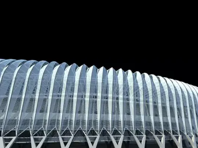 Jinan Olympic Sports Center East Lotus West Willow 3D model